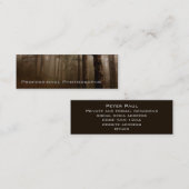 Carte De Visite Mini La forêt (Devant / Derrière)