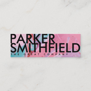 Carte De Visite Mini La peinture colorée versent