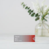 Carte De Visite Mini La RUE FAIT FACE au rouge (Debout devant)