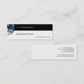 Carte De Visite Mini La terre de planète (Devant / Derrière)