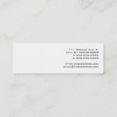 Carte De Visite Mini La terre de planète (Dos)