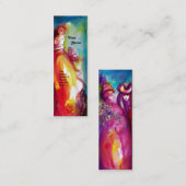 Carte De Visite Mini LA TROISIÈME MASQUE / Costume Designer, Artiste th (Devant / Derrière)