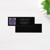 Carte de visite mini LABYRINTH VI - Noir (Bureau)