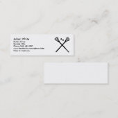Carte De Visite Mini Lacrosse (Devant / Derrière)