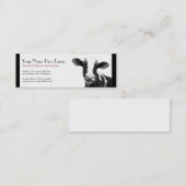 Carte De Visite Mini Laiterie ou bétail du Holstein (Devant / Derrière)