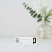 Carte De Visite Mini Lampe - Skinny (Debout devant)