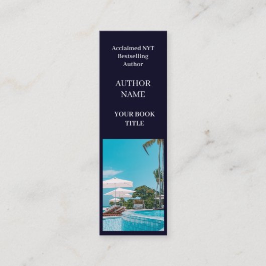 Carte De Visite Mini Lancement du livre | Auteur Mini Conception promot (Devant)