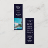 Carte De Visite Mini Lancement du livre | Auteur Mini Conception promot (Devant / Derrière)