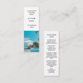 Carte De Visite Mini Lancement du livre | Auteur Mini Conception promot (Devant / Derrière)