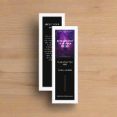 Carte De Visite Mini Lancement du livre de l'auteur Signet moderne