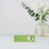 Carte De Visite Mini Lapin - maigre (Debout devant)