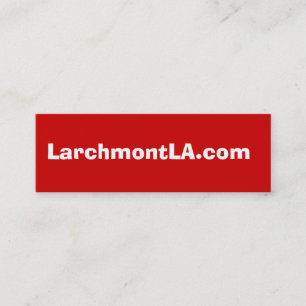 Carte De Visite Mini LarchmontLA.com