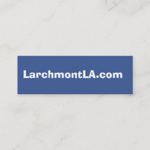 Carte De Visite Mini LarchmontLA.com