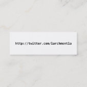 Carte De Visite Mini LarchmontLA.com (Dos)