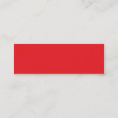 Carte De Visite Mini L'Argentine - maigre (Dos)