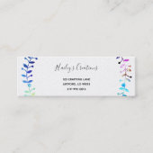 Carte De Visite Mini L'art est l'individualité (Devant)