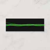 Carte De Visite Mini Laser vert (Dos)
