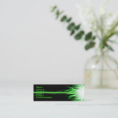 Carte De Visite Mini Laser vert (Debout devant)