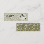 Carte De Visite Mini Latis Motif géométrique (Devant / Derrière)