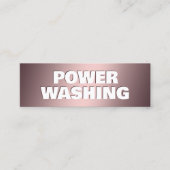 Carte De Visite Mini Lavage de pression (Devant)
