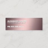 Carte De Visite Mini Lavage de pression (Dos)