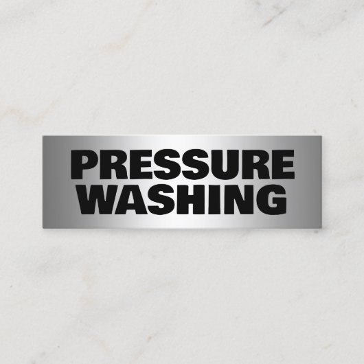 Carte De Visite Mini Lavage de pression (Devant)