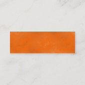Carte De Visite Mini Laver orange (Dos)