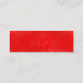 Carte De Visite Mini Laver rouge (Dos)
