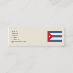 Carte De Visite Mini Le Cuba - maigre