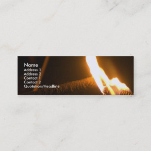 Carte De Visite Mini Le feu