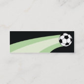 Carte De Visite Mini Le football - maigre (Dos)