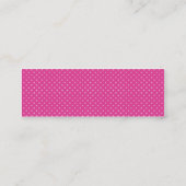 Carte De Visite Mini Le gâteau saute l'étiquette/carte de visite de (Dos)