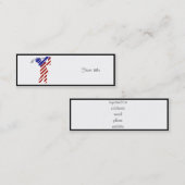 Carte De Visite Mini LE GOLF DES FEMMES Patriotiques (Devant / Derrière)