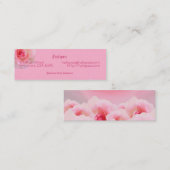 Carte De Visite Mini Le jour de mère rose de roses (Devant / Derrière)
