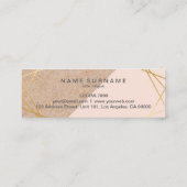 Carte De Visite Mini Le lt imprimé par Papier d'emballage géométrique (Dos)