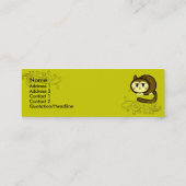 Carte De Visite Mini Le miaou du chat (Dos)