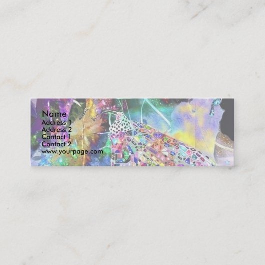 Carte De Visite Mini Le monde de la fée (Devant)