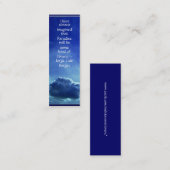 Carte De Visite Mini Le paradis est un mini signet de bibliothèque (Devant / Derrière)