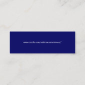 Carte De Visite Mini Le paradis est un mini signet de bibliothèque (Dos)