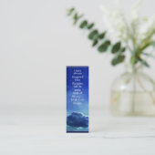 Carte De Visite Mini Le paradis est un mini signet de bibliothèque (Debout devant)