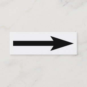 Carte De Visite Mini Le point entier - noir et blanc