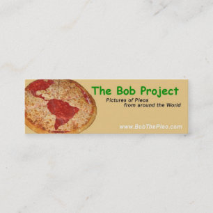 Carte De Visite Mini Le projet de Bob