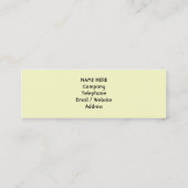 Carte De Visite Mini Le soleil d'été. Jaune et orange (Dos)