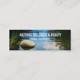 Carte De Visite Mini Le thérapeute de beauté de spa PERSONNALISENT