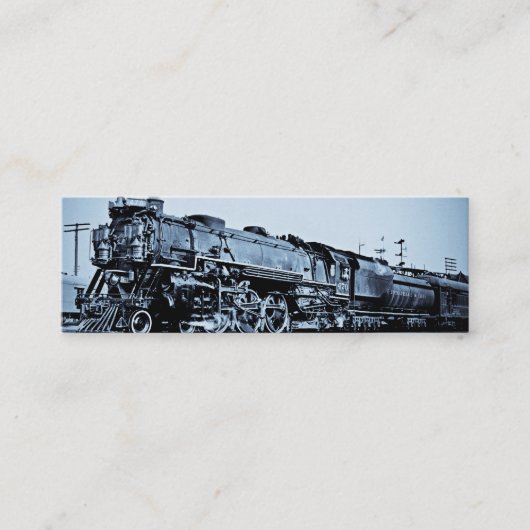 Carte De Visite Mini Le train a gardé un Rollin (Devant)