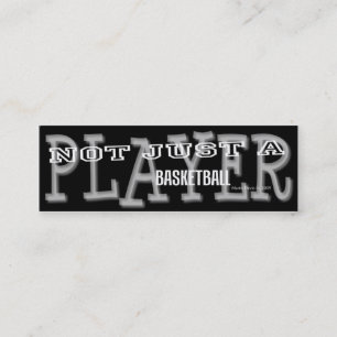 Carte De Visite Mini Lecteur de basket-ball - Social Media Personal Car
