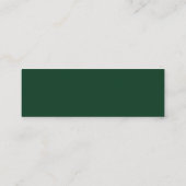 Carte De Visite Mini Les fleurs de Magnolia | Élégante végétation flora (Dos)