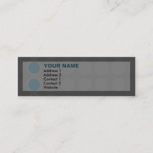 Carte De Visite Mini les lèvres : les dents :