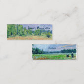 Carte De Visite Mini Les prairies russes (Devant / Derrière)