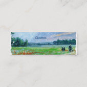 Carte De Visite Mini Les prairies russes (Dos)